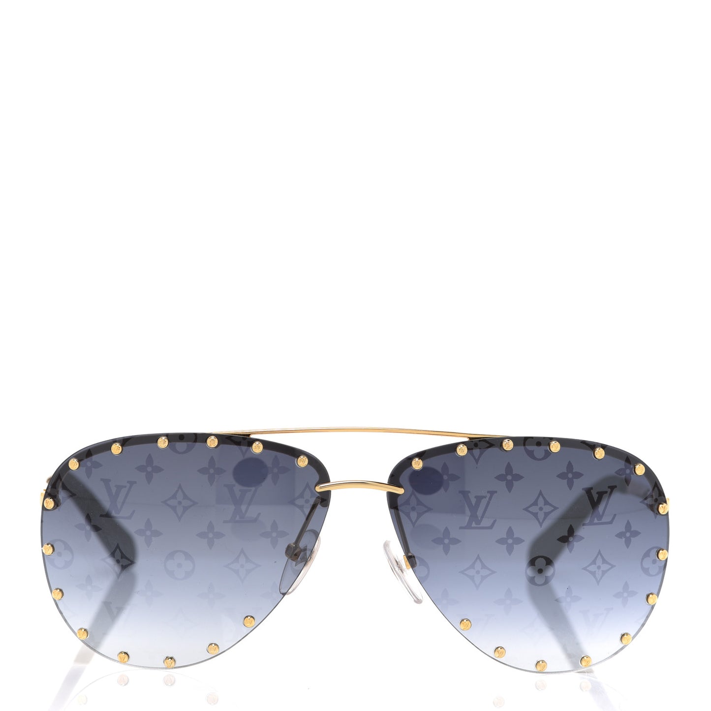 Monogram The Party Aviator Sunglasses Z1365U Gold