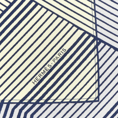 Hermes Silk Jeu Des Omnibus Remix Scarf 90 Parme Jaune Saufre Mauve 2 of 4