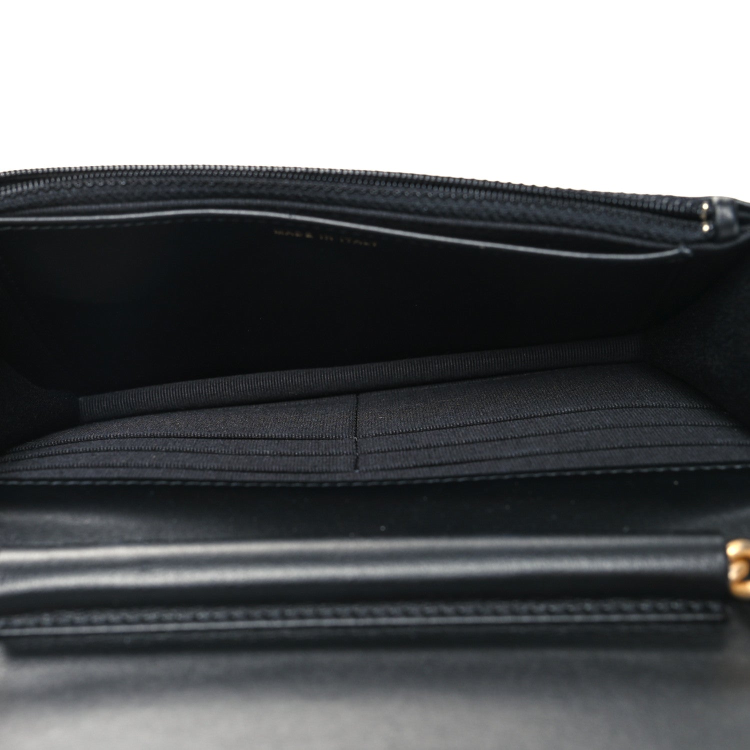 Chanel Caviar Quilted Boy Wallet On Chain WOC Black 5 of 12