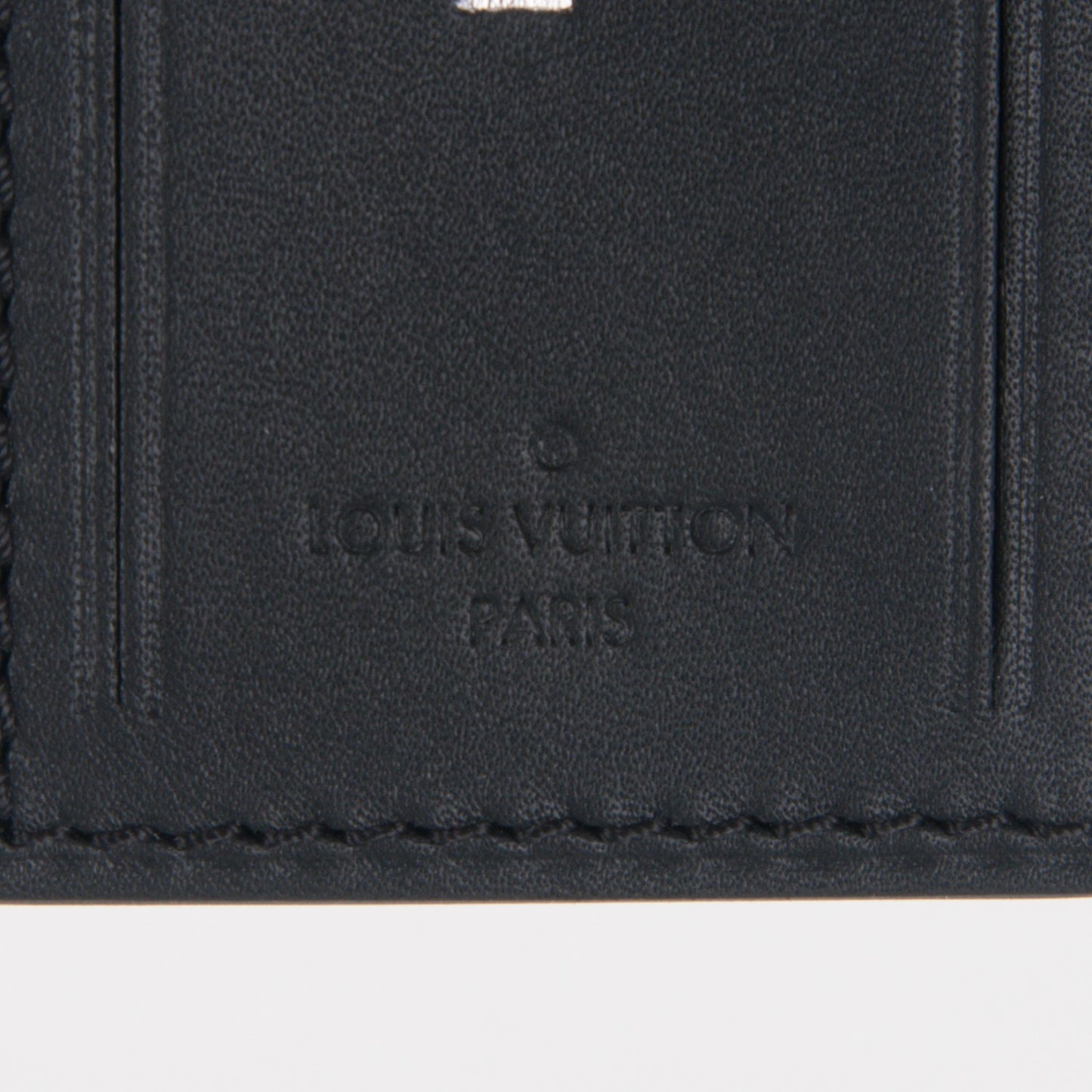 Calfskin Luggage Tag Black