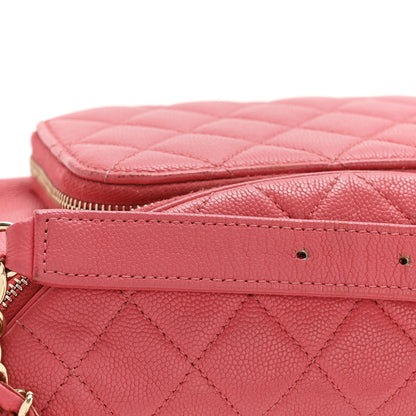 Chanel Caviar Quilted Business Affinity Waist Belt Bag Pink 12 of 14