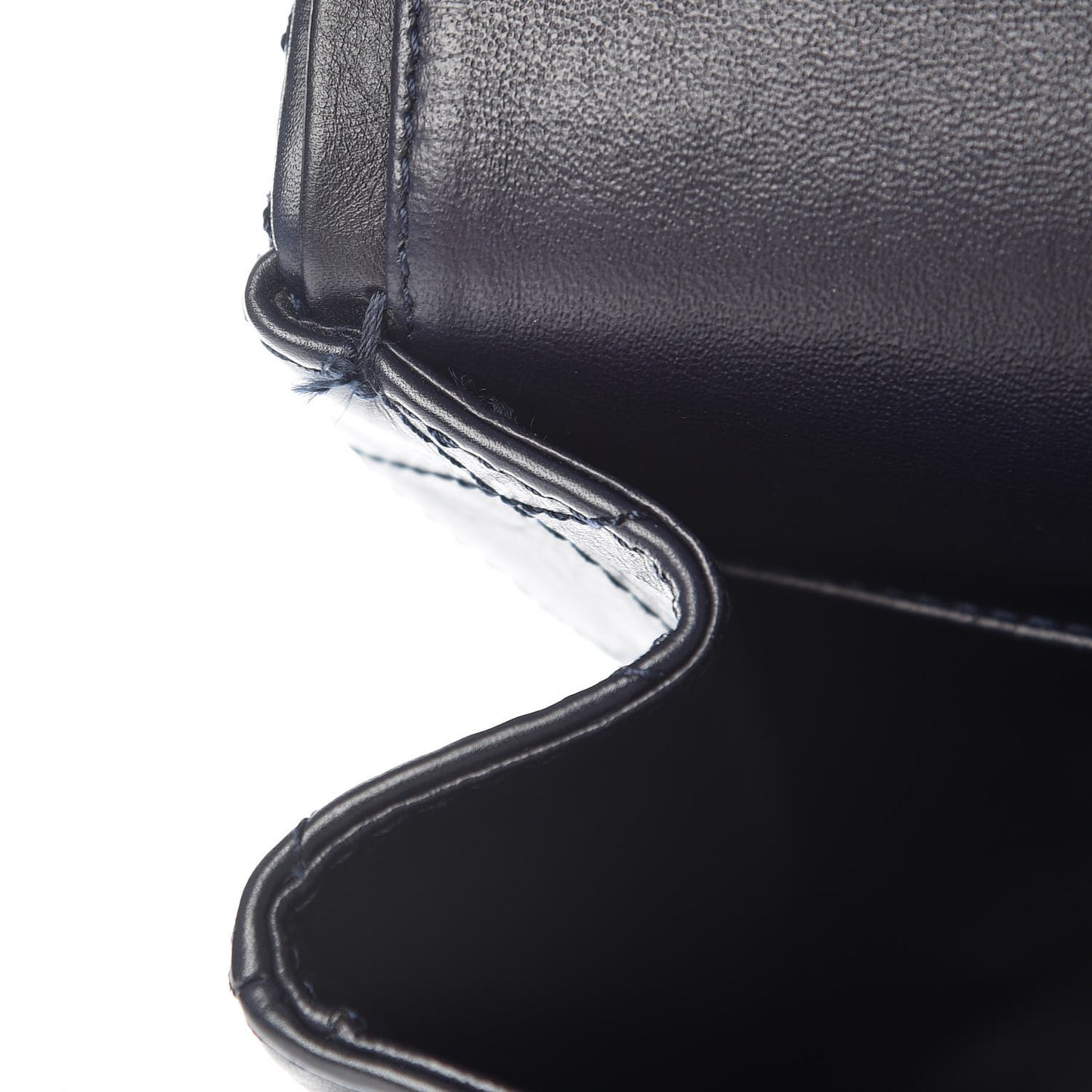 Aged Calfskin Quilted 2.55 Reissue 227 Flap Navy Blue