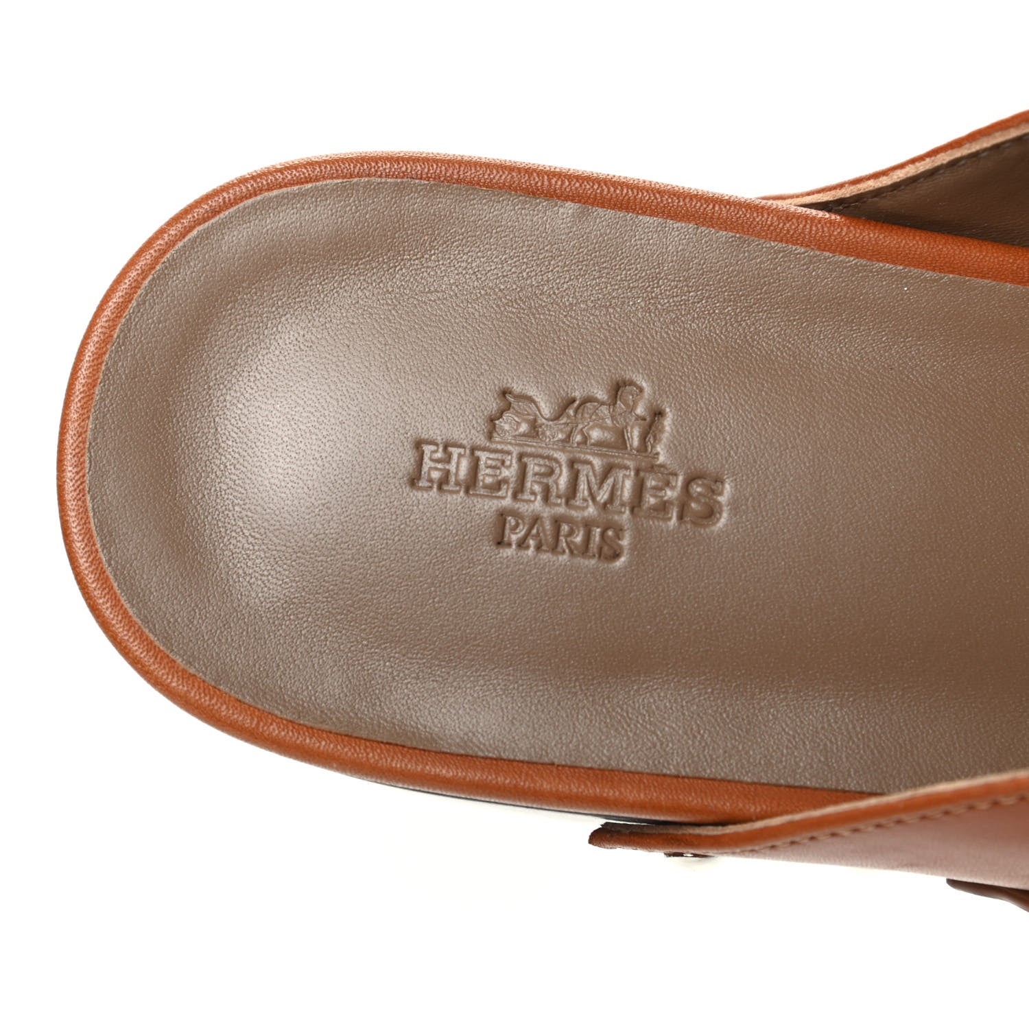Hermes Heritage Calfskin Carlotta Mules 39 Naturel 6 of 7