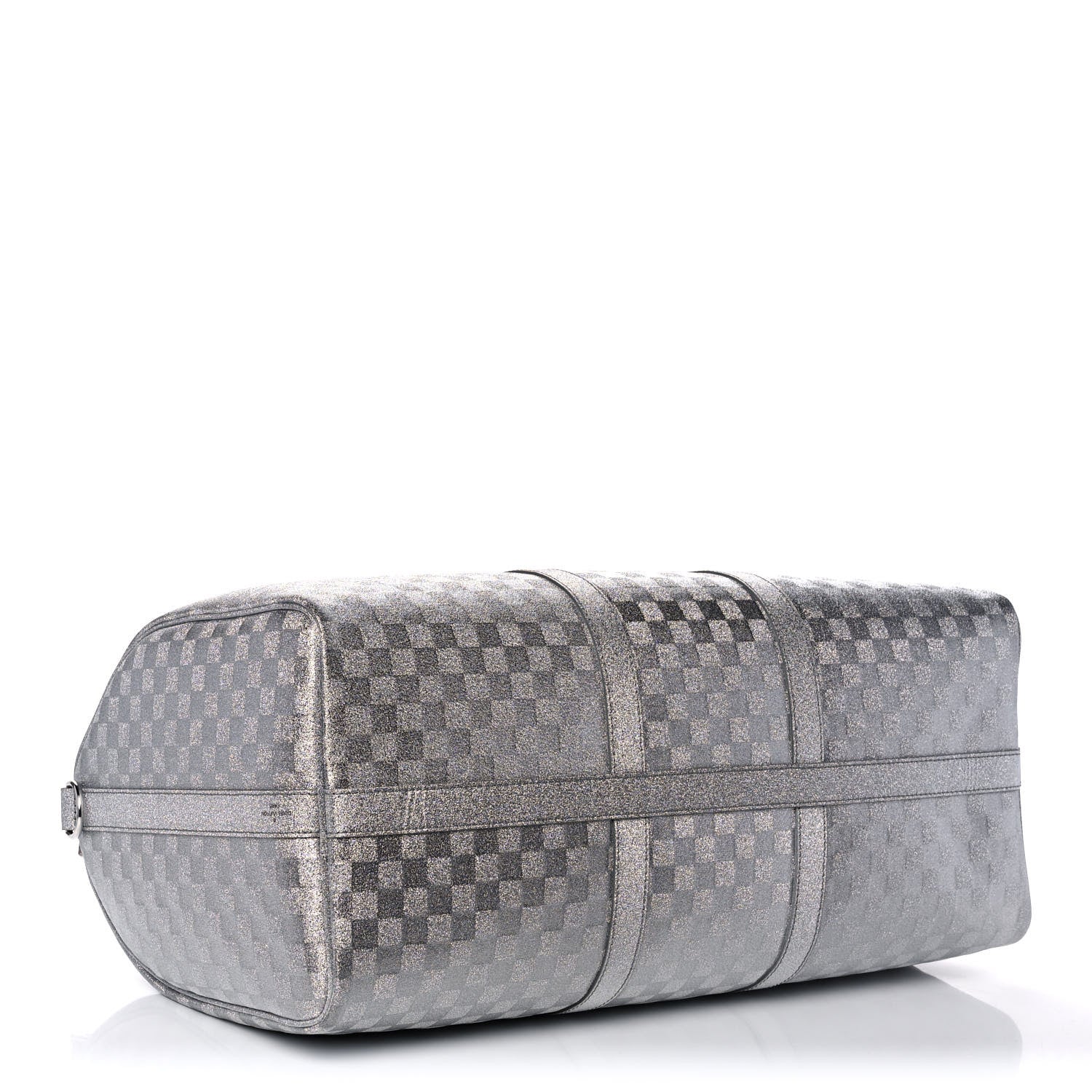 Louis Vuitton Damier Glitter Keepall Bandouliere 50 Silver 3 of 12