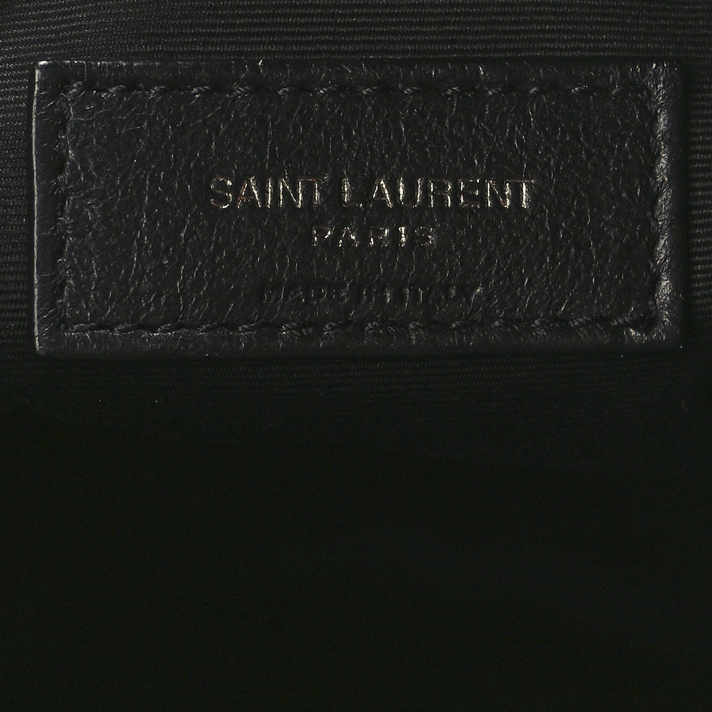 Crinkled Calfskin Matelasse Monogram Medium Niki Shopper Tote Black