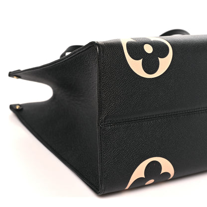 Louis Vuitton Empreinte Monogram Giant Onthego GM Black Beige 8 of 9