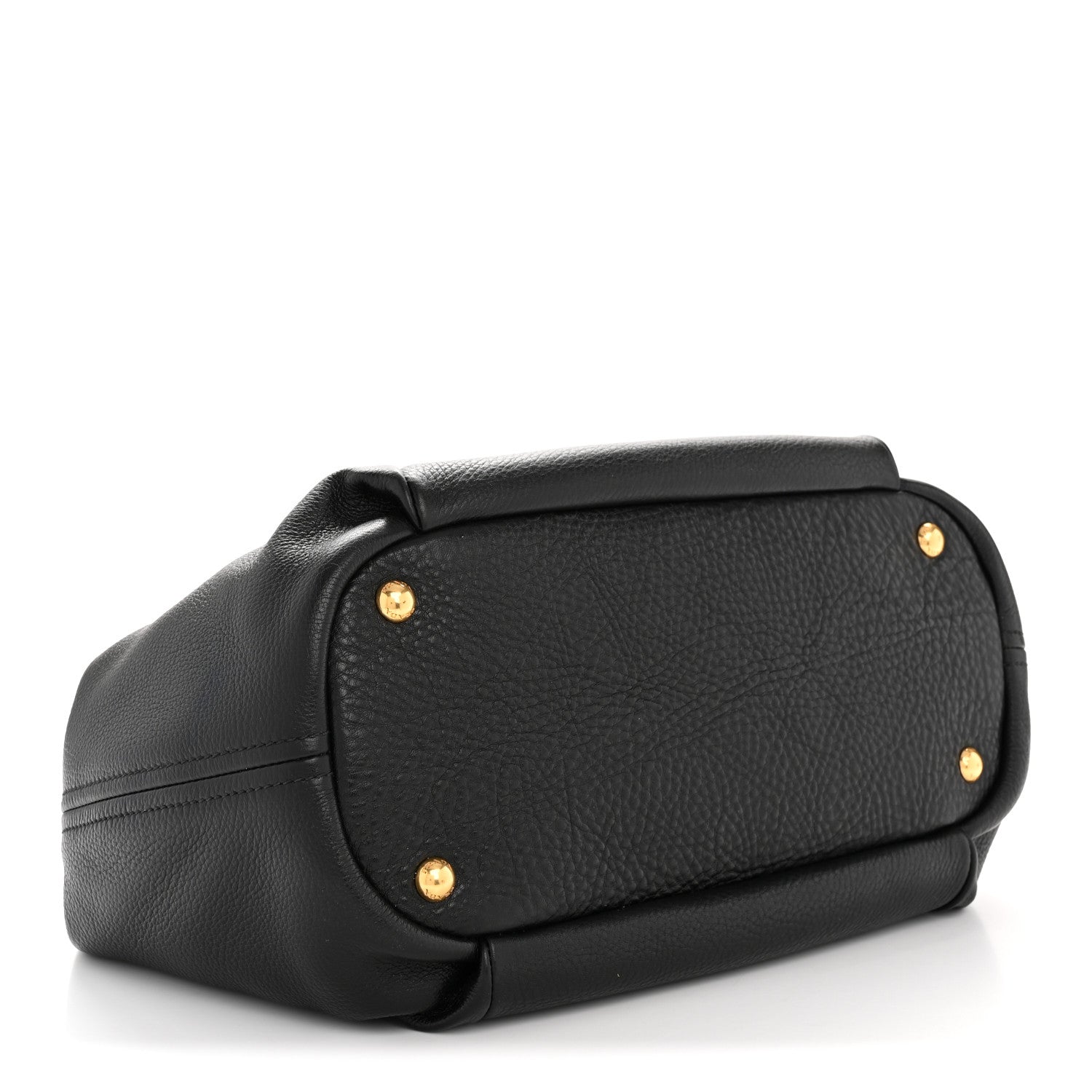 Prada Vitello Daino Shoulder Bag Black 4 of 14