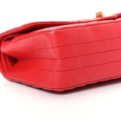 Chanel Calfskin Chevron Quilted 2.55 Reissue 225 Flap Red 6 of 9