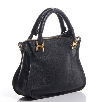 Chloe Calfskin Mini Marcie Satchel Black 3 of 7