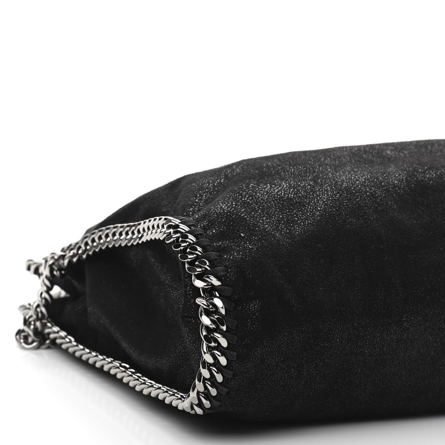 Stella McCartney Shaggy Deer Falabella Fold Over Tote Black 9 of 10