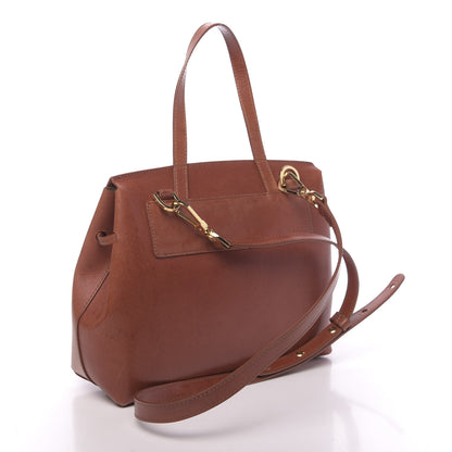 Mansur Gavriel Calfskin Mini Lady Bag Brandy Cleo 3 of 20