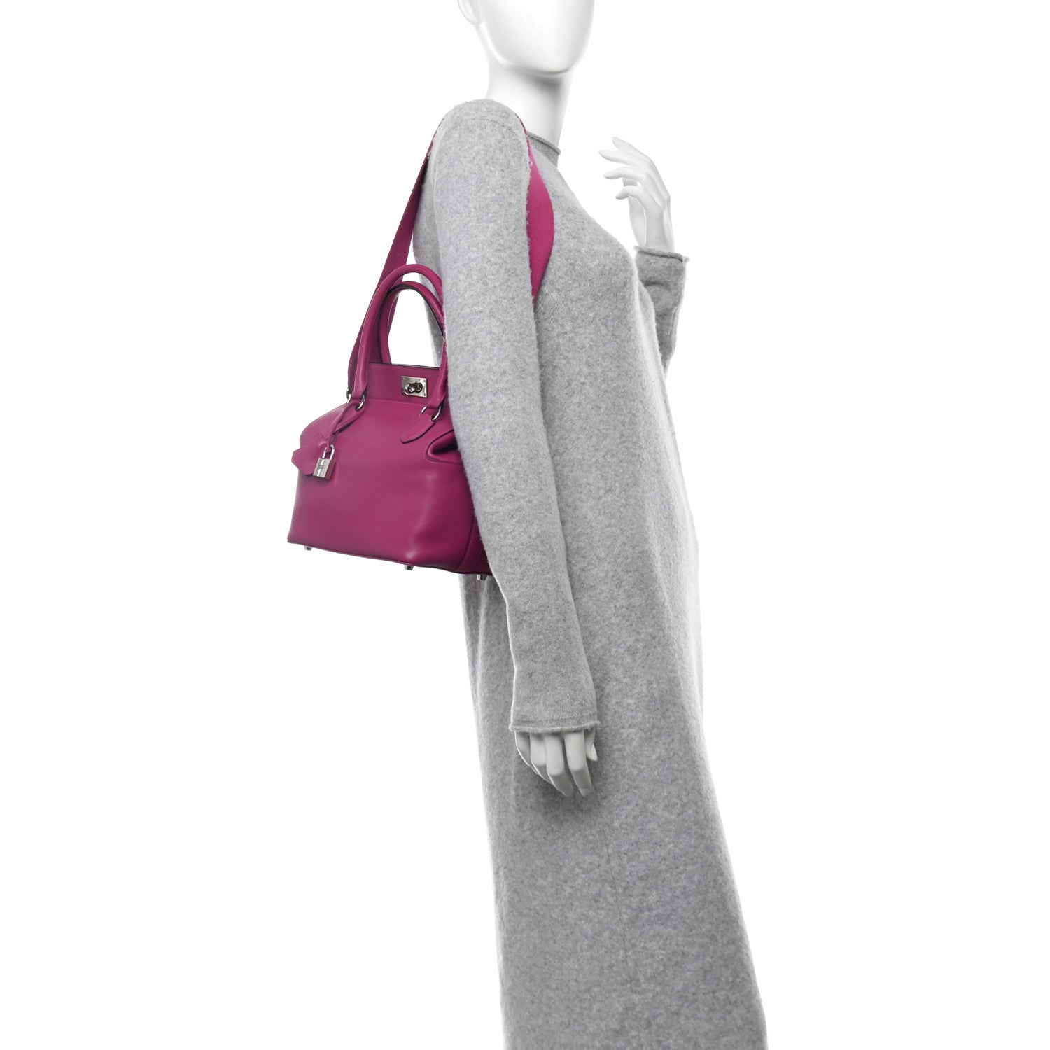 Hermes Swift Toolbox 20 Rose Pourpre 2 of 10