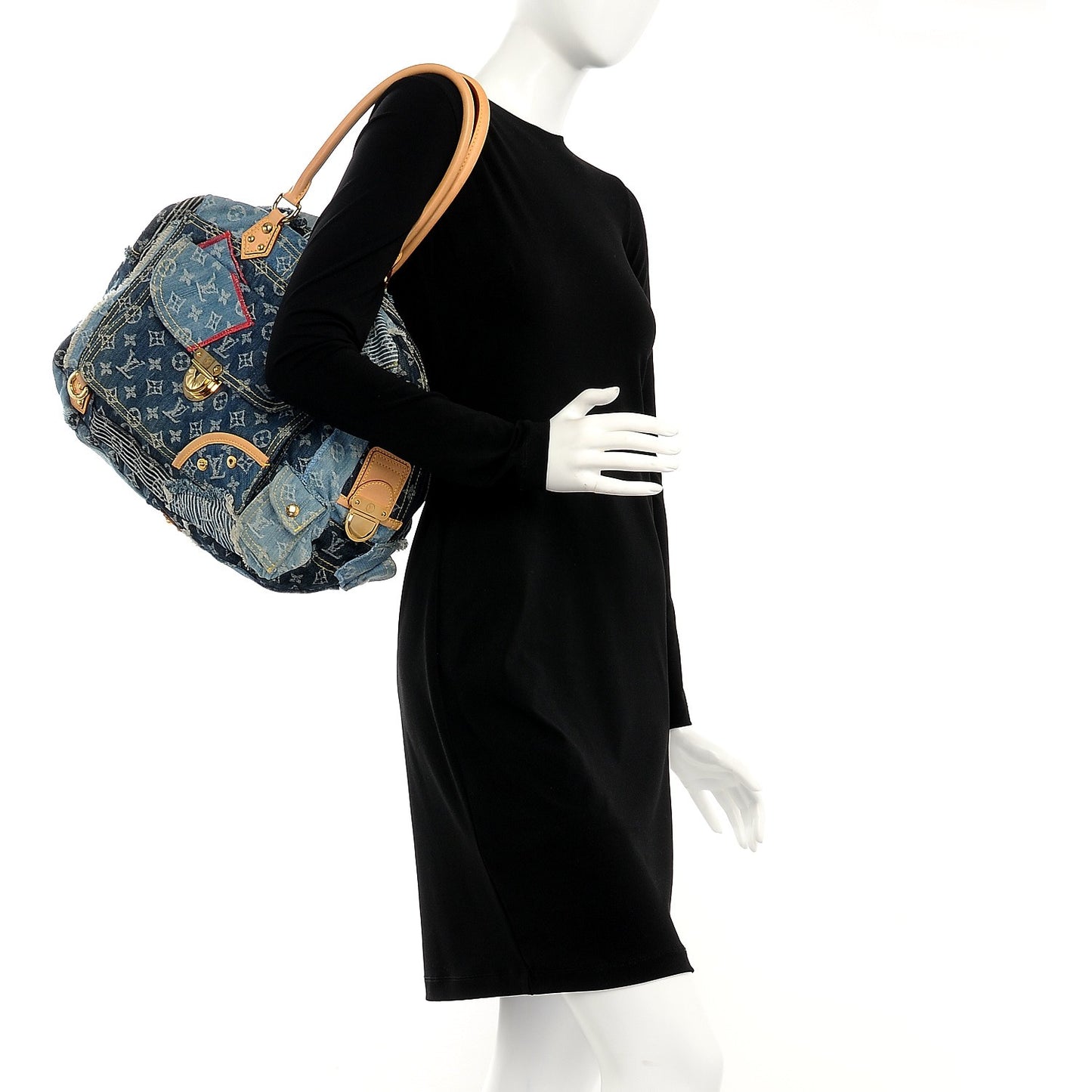 Denim Patchwork Bowly Blue
