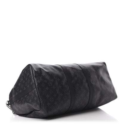 Louis Vuitton Monogram Eclipse Keepall Bandouliere 55 3 of 15