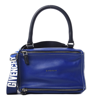 Givenchy Calfskin Mini Pandora Logo Strap Moroccan Blue 1 of 11