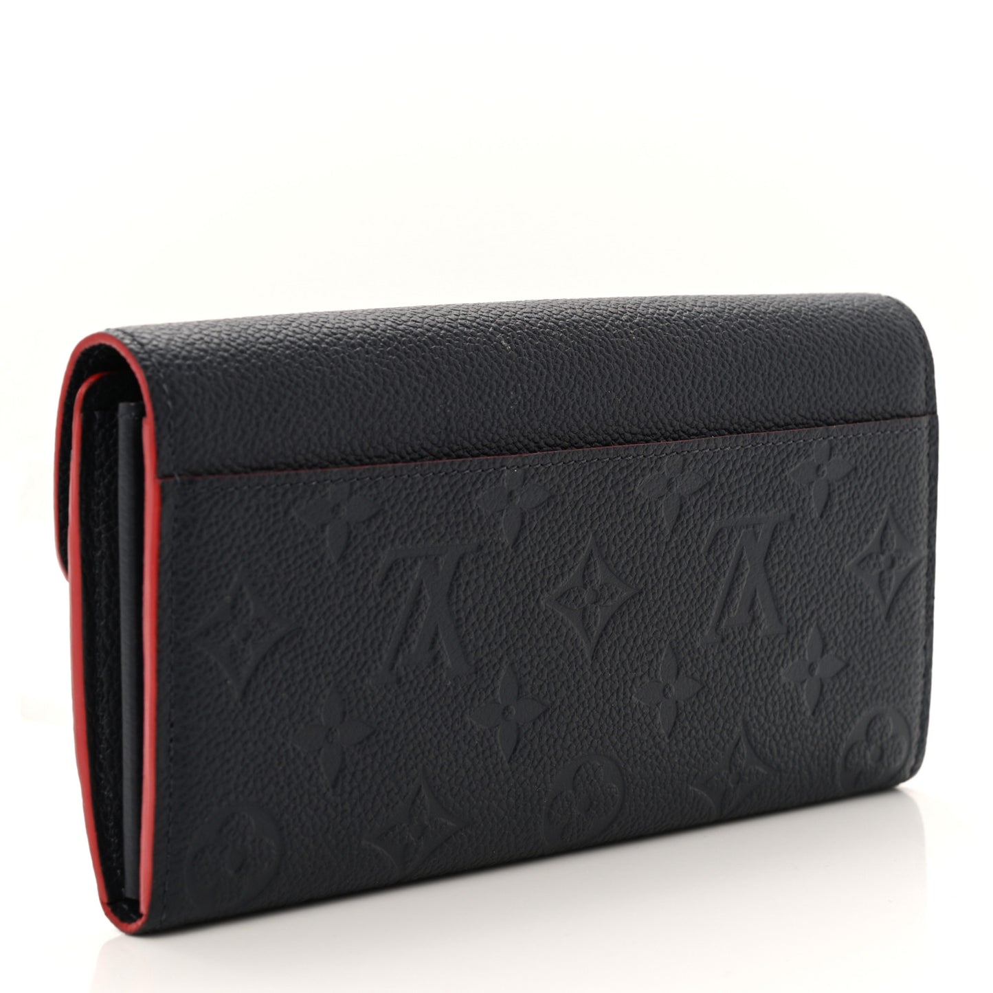 Empreinte Sarah Wallet NM Marine Rouge