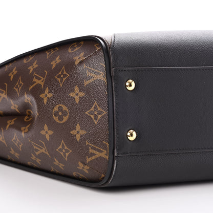 Louis Vuitton Calfskin Monogram Kimono Tote Black 8 of 9
