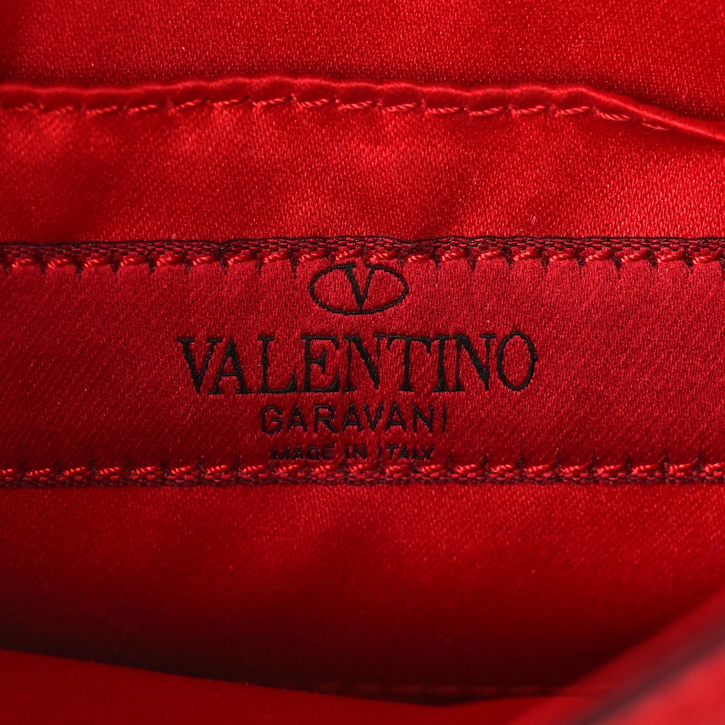 Vitello Mini Rockstud Crossbody Saddle Bag Red