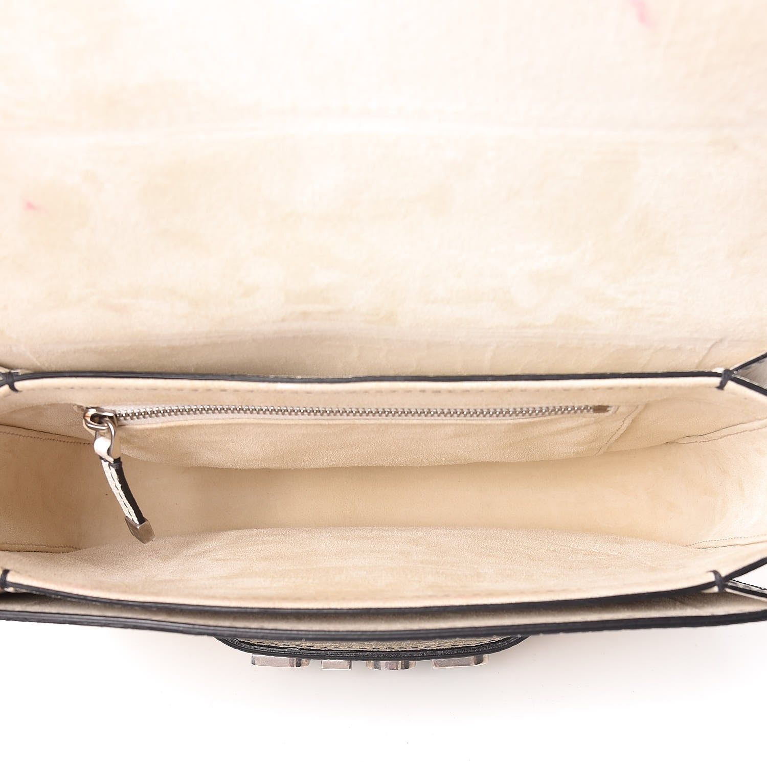 Christian Dior Grained Calfskin Dio(r)evolution Flap Bag Off White 5 of 14