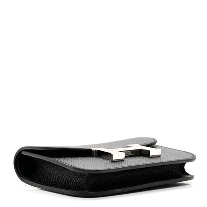 Hermes Epsom Constance Slim Wallet Black 4 of 8