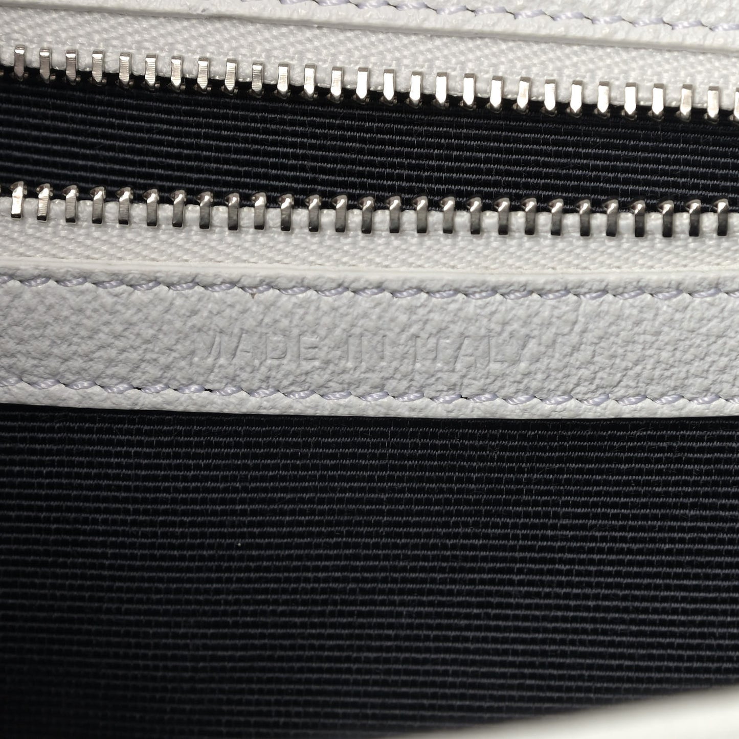 Grained Calfskin Small Diorama Flap Bag Off White