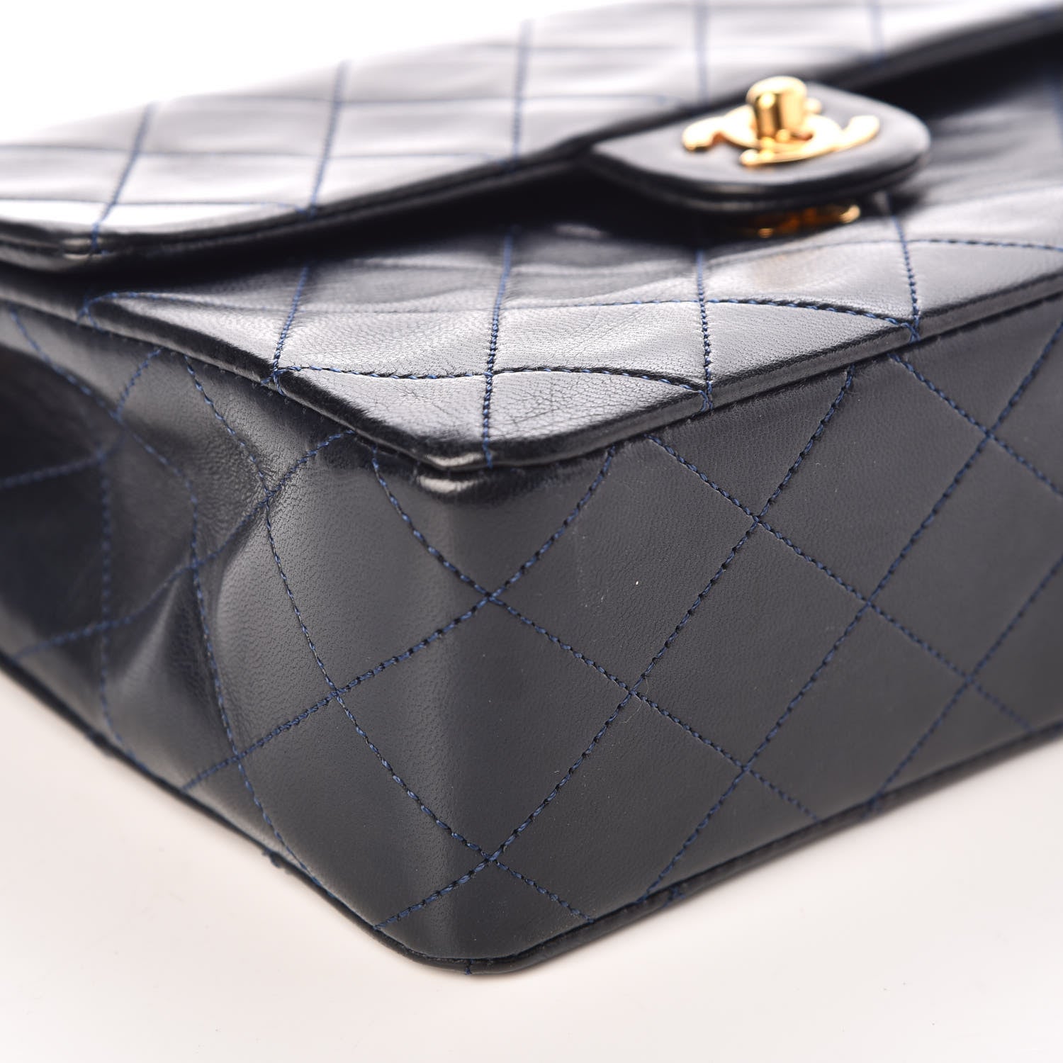 Chanel Lambskin Quilted Small Flap Navy 5 of 10