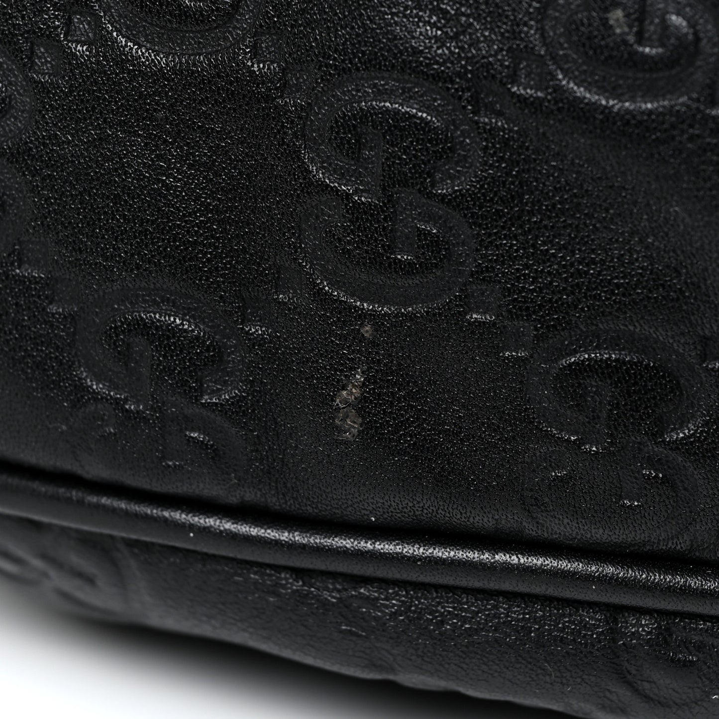 Guccissima Large GG Twins Hobo Black