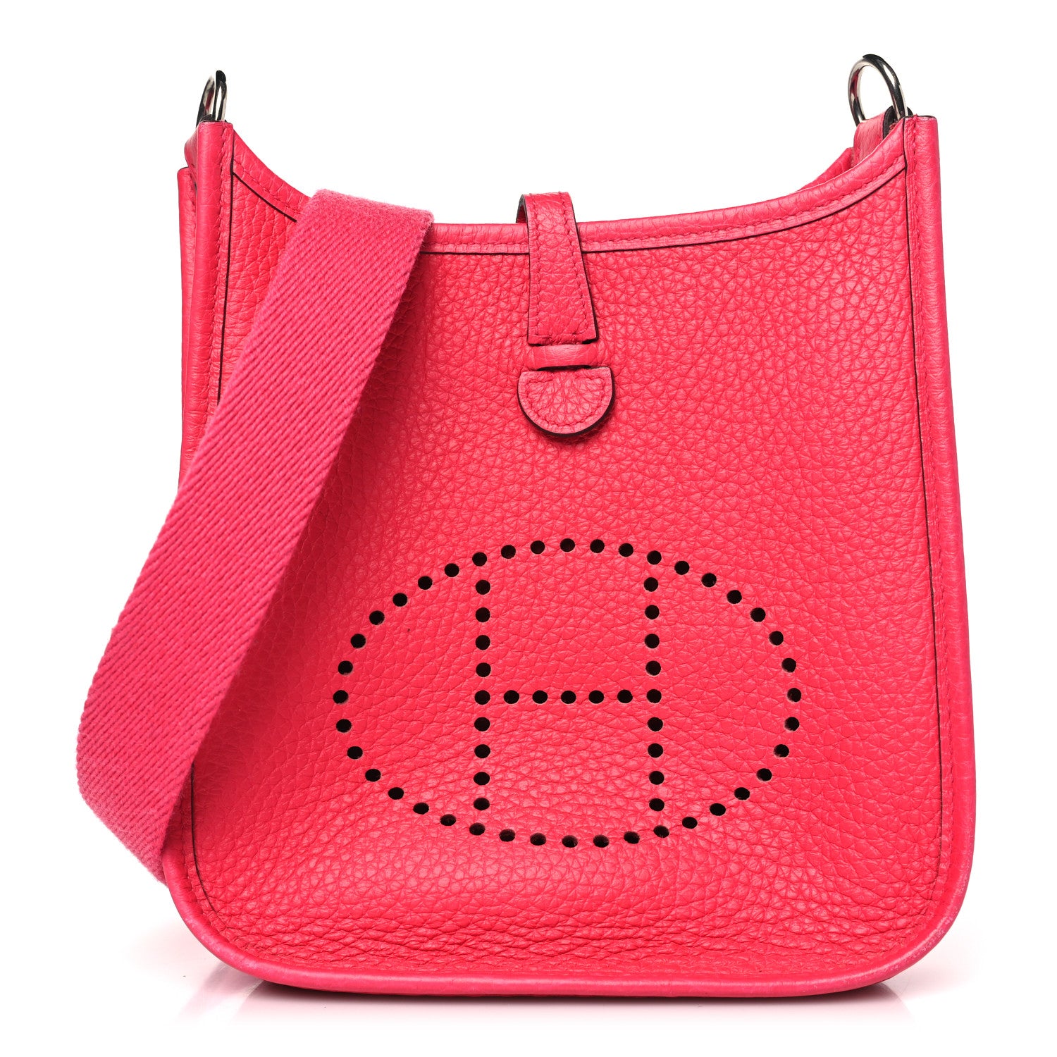 Hermes Taurillon Clemence Evelyne TPM Rose Extreme 1 of 11