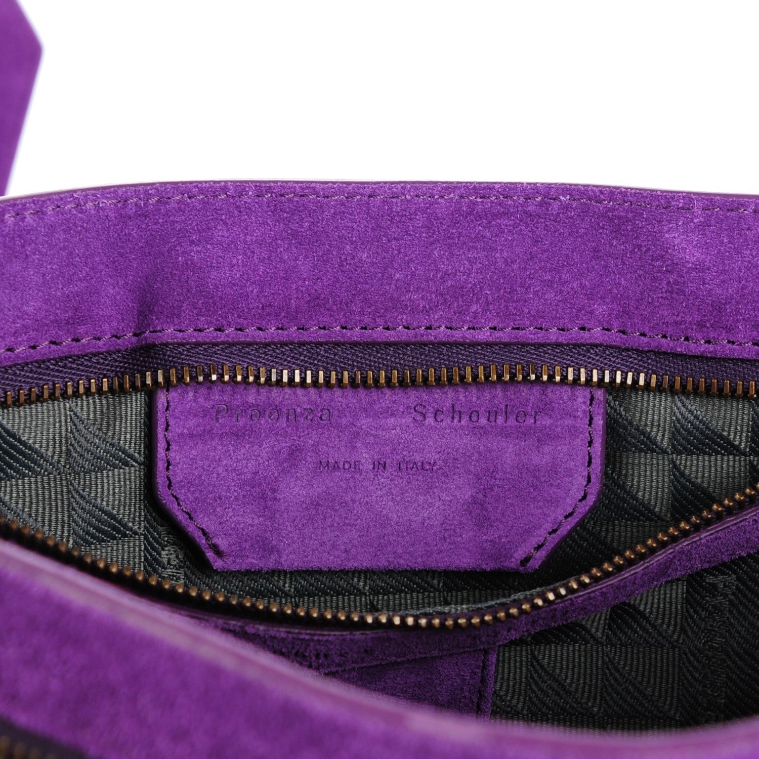 Proenza Schouler Suede Medium PS1 Satchel Veruca Salt 7 of 8