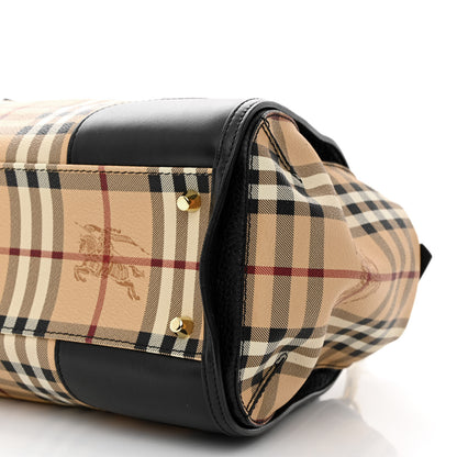 Burberry Haymarket Check Small Gladstone Chocolate 11 of 11