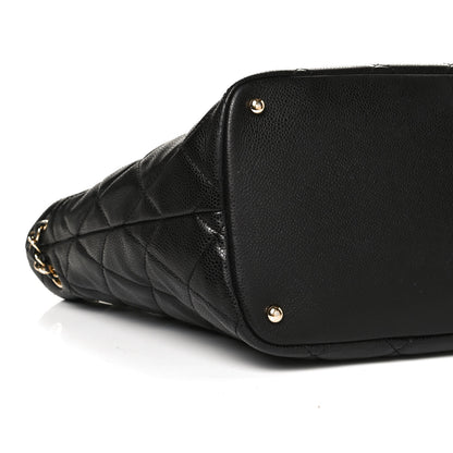 Chanel Caviar Quilted CC Timeless Tote Black 8 of 9