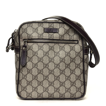 Gucci GG Plus Monogram Messenger Bag Dark Brown 1 of 5
