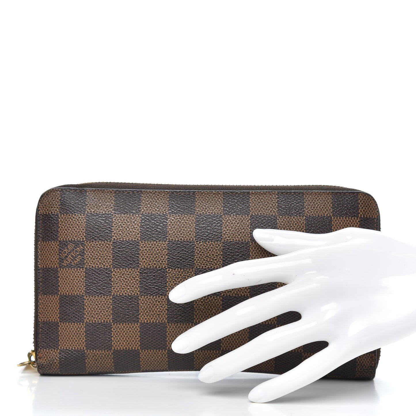 Damier Ebene Zippy Organizer Wallet