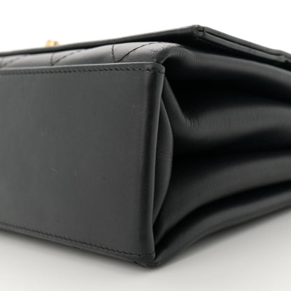 Chanel Calfskin Stitched Large Flap Black 11 of 12