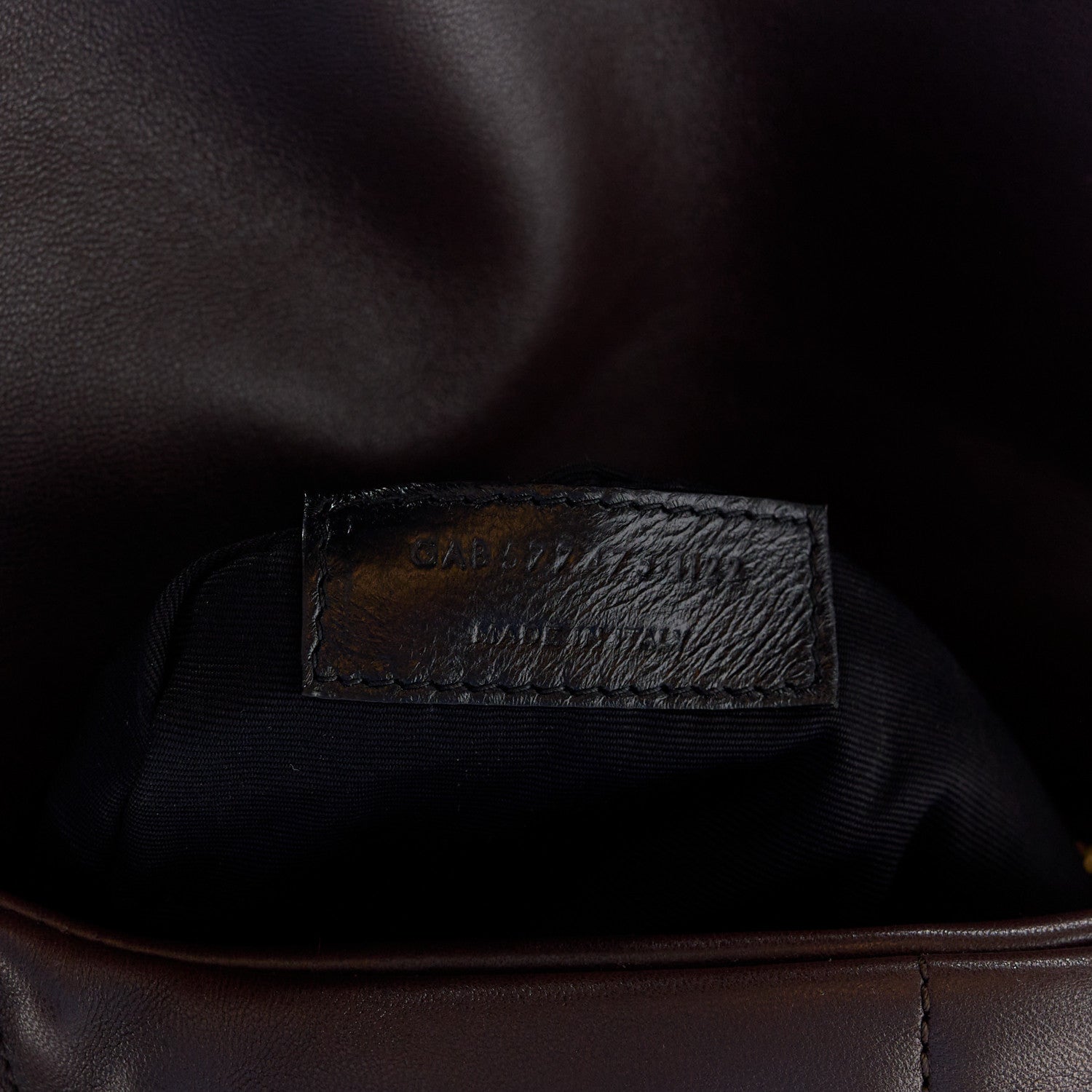 Saint Laurent Lambskin Quilted Small Loulou Puffer Monogram Chain Satchel Dark Ganache 8 of 11