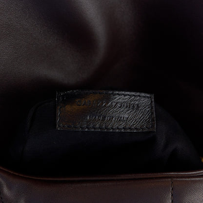Saint Laurent Lambskin Quilted Small Loulou Puffer Monogram Chain Satchel Dark Ganache 8 of 11