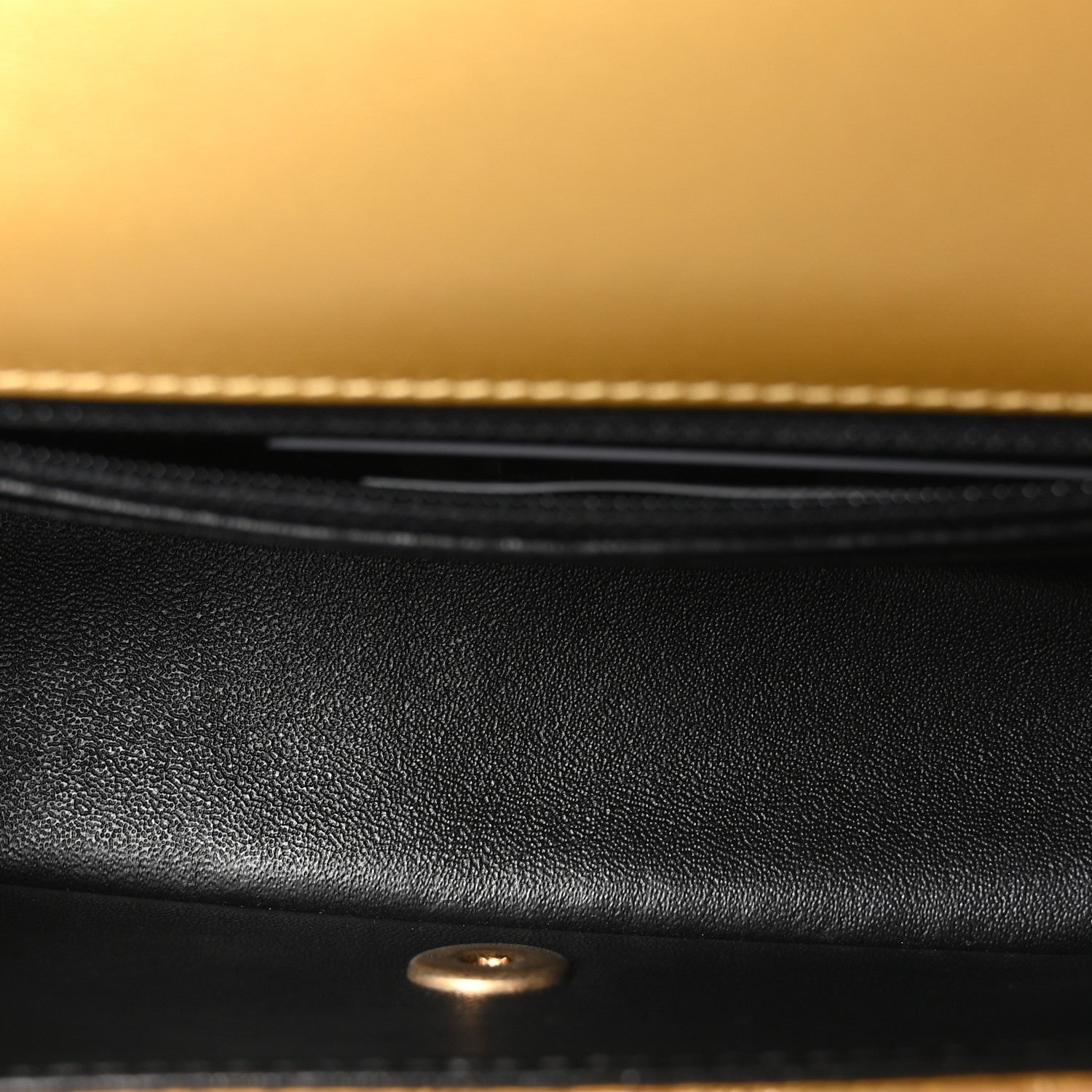 Chanel Metallic Calfskin Crocodile Embossed Cocodile Rectangular Mini Flap Gold 5 of 10