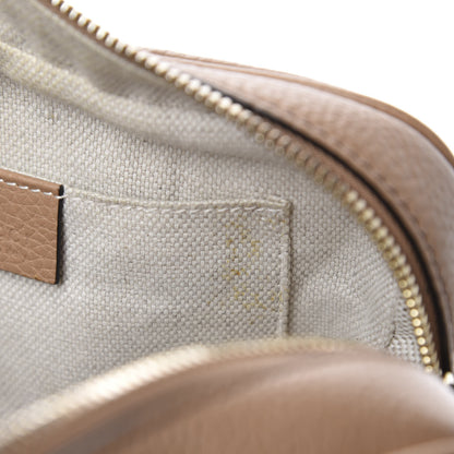 Gucci Pebbled Calfskin Small Soho Disco Bag Rose Beige 11 of 14