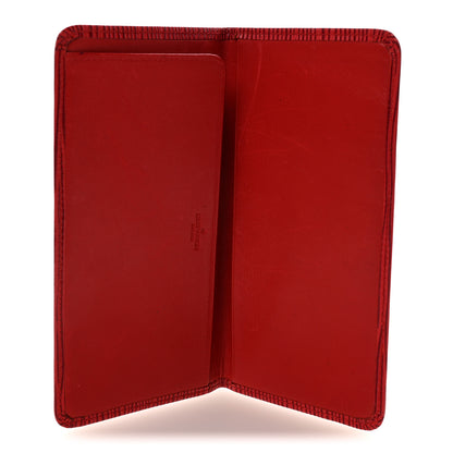 Louis Vuitton Epi Simple Checkbook Cover Castillan Red 5 of 6