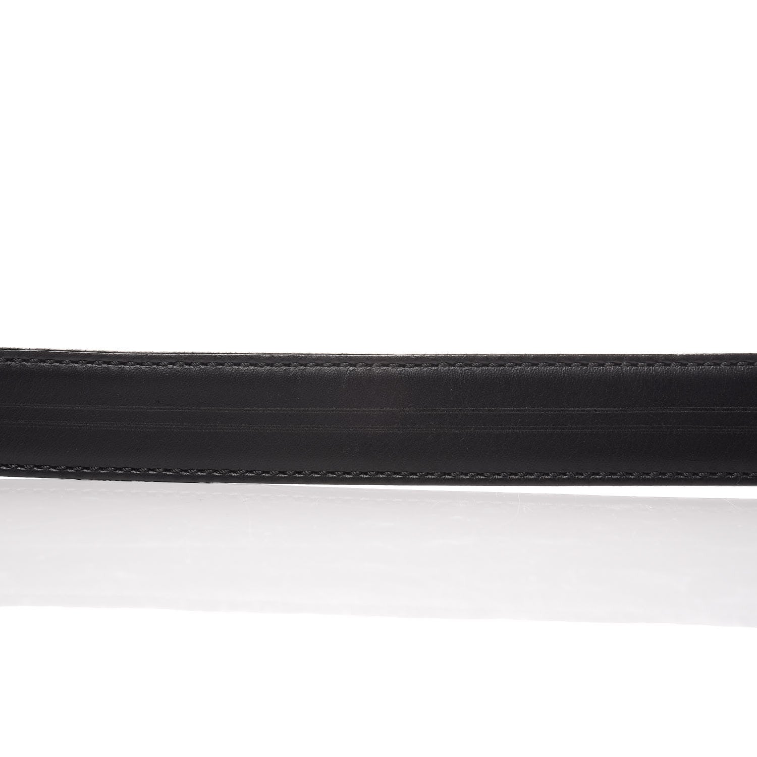 Fendi Coated Canvas Enamel Granite Monster Eyes Buckle Belt Black Multicolor 6 of 11