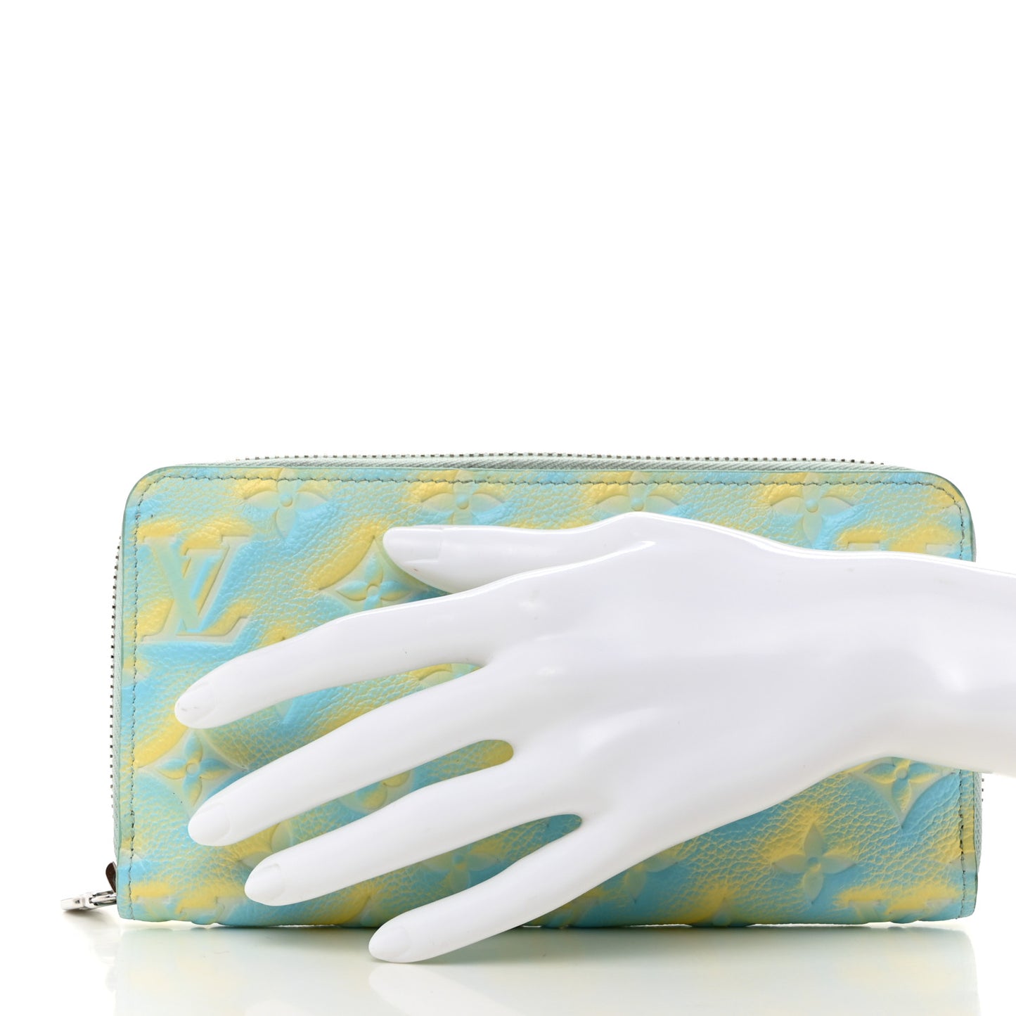 Empreinte Monogram Summer Stardust Zippy Wallet Water Green
