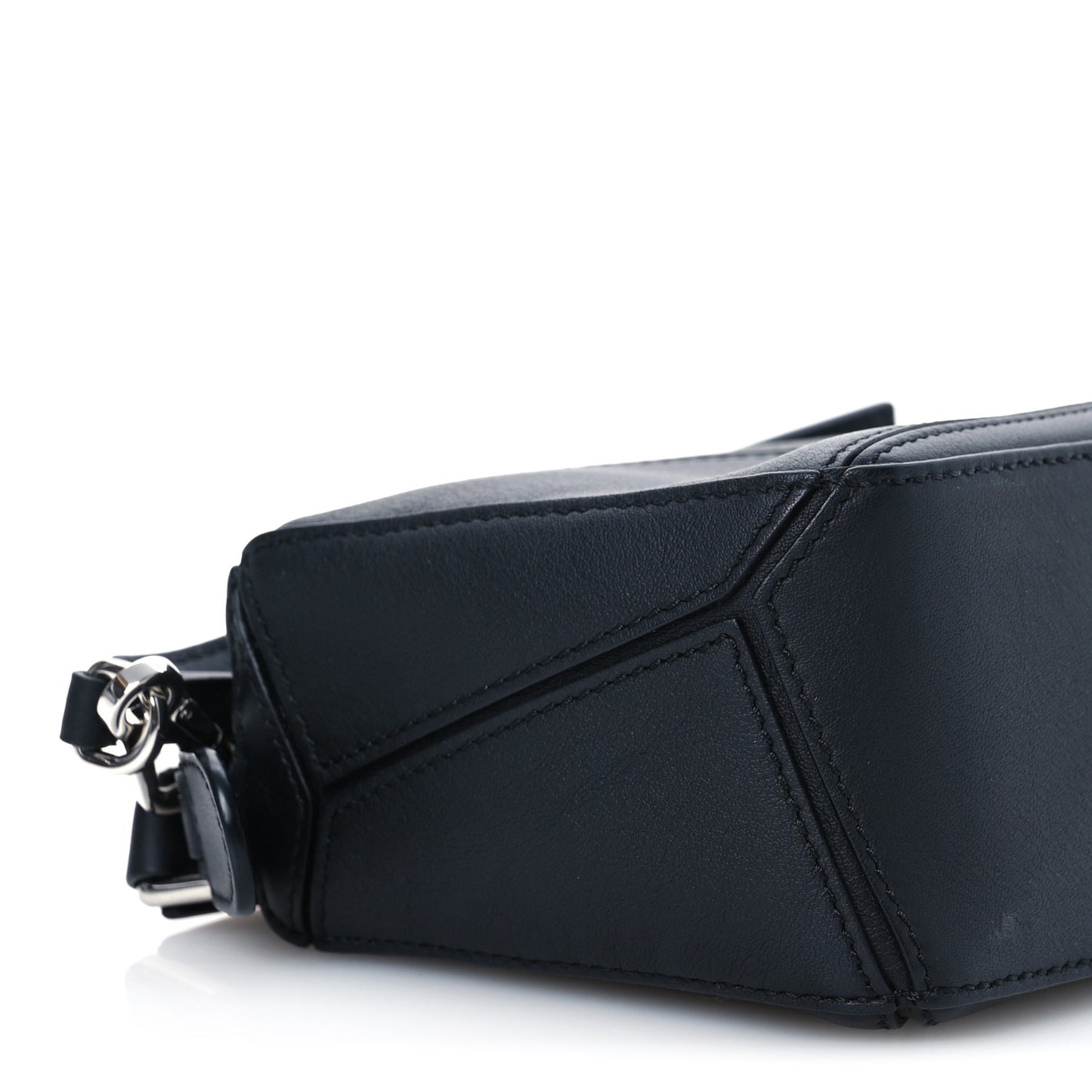Calfskin Mini Puzzle Bag Black