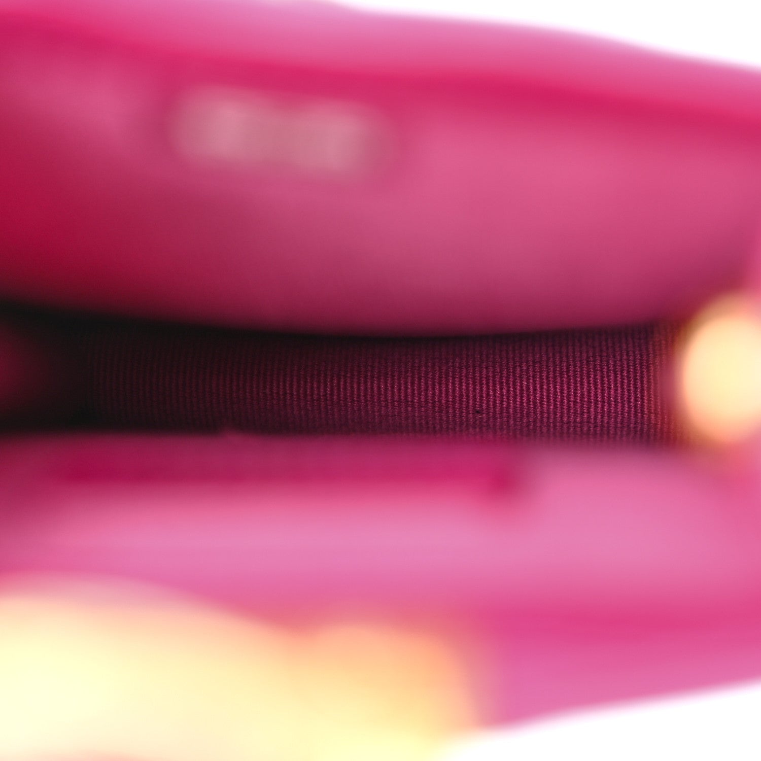 Chanel Lambskin Quilted Phone Holder With Chain Fuchsia 5 of 10