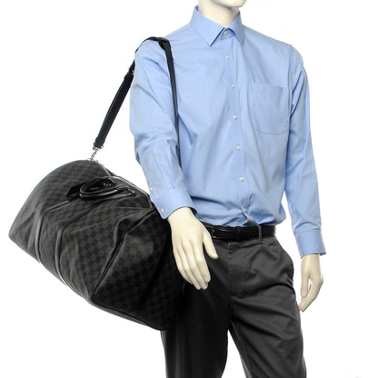 Louis Vuitton Damier Graphite Keepall Bandouliere 55 2 of 8