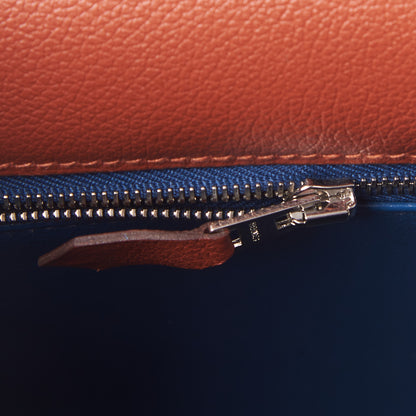 Hermes Evercolor Verso Kelly Retourne 32 Blush Deep Blue 16 of 35