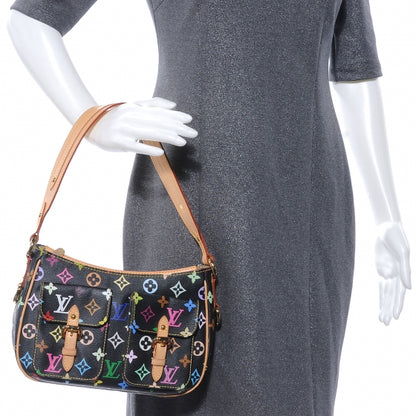 Louis Vuitton Monogram Multicolor Lodge PM Black 2 of 7