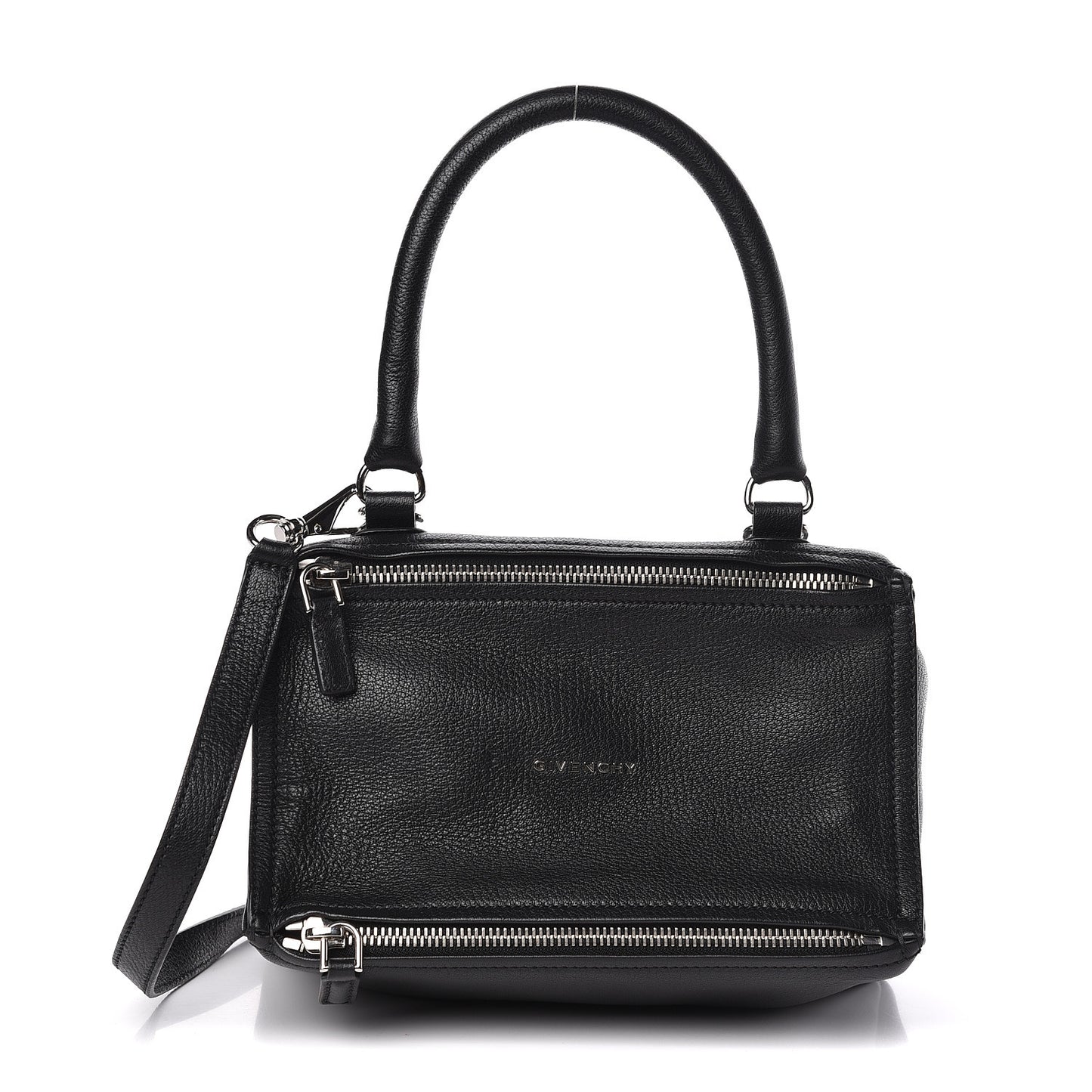 Sugar Goatskin Small Pandora Black