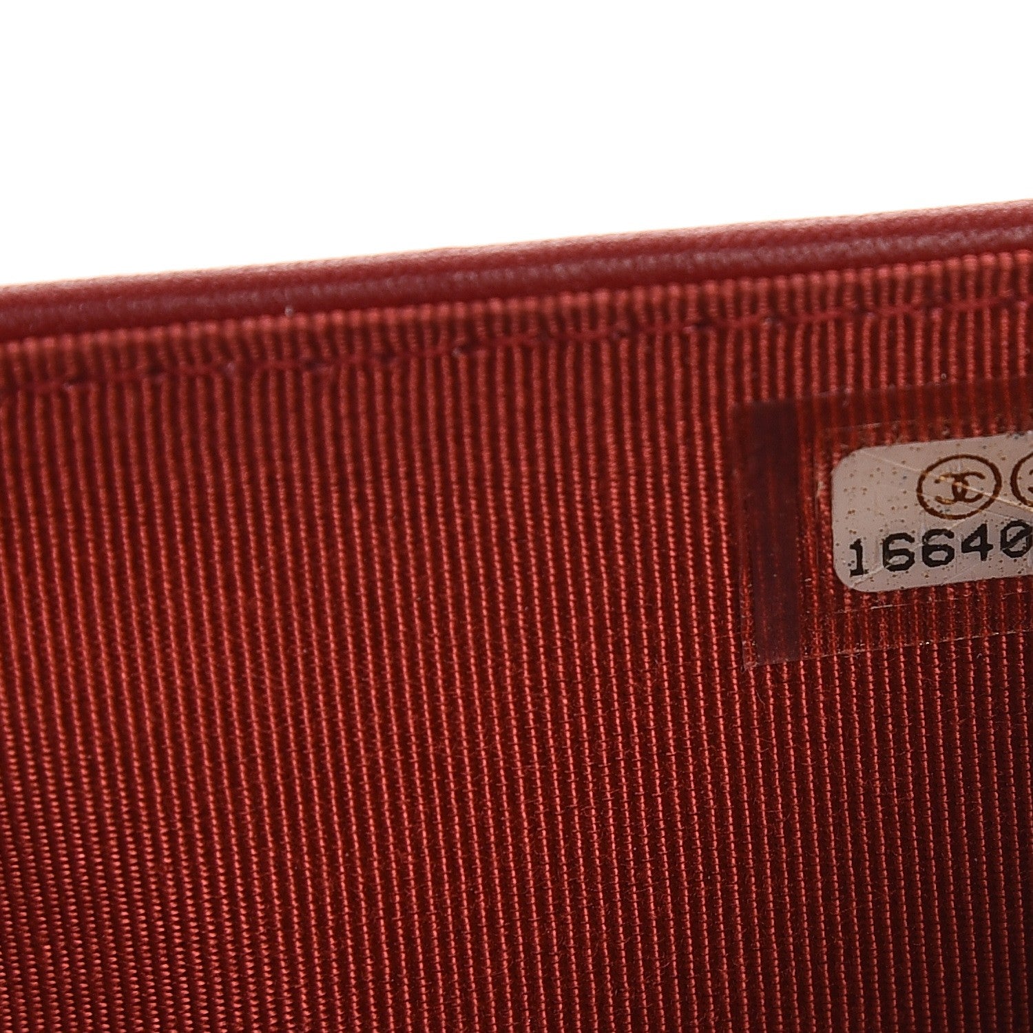 Chanel Caviar Quilted Zipped Pocket Wallet Red 7 of 8