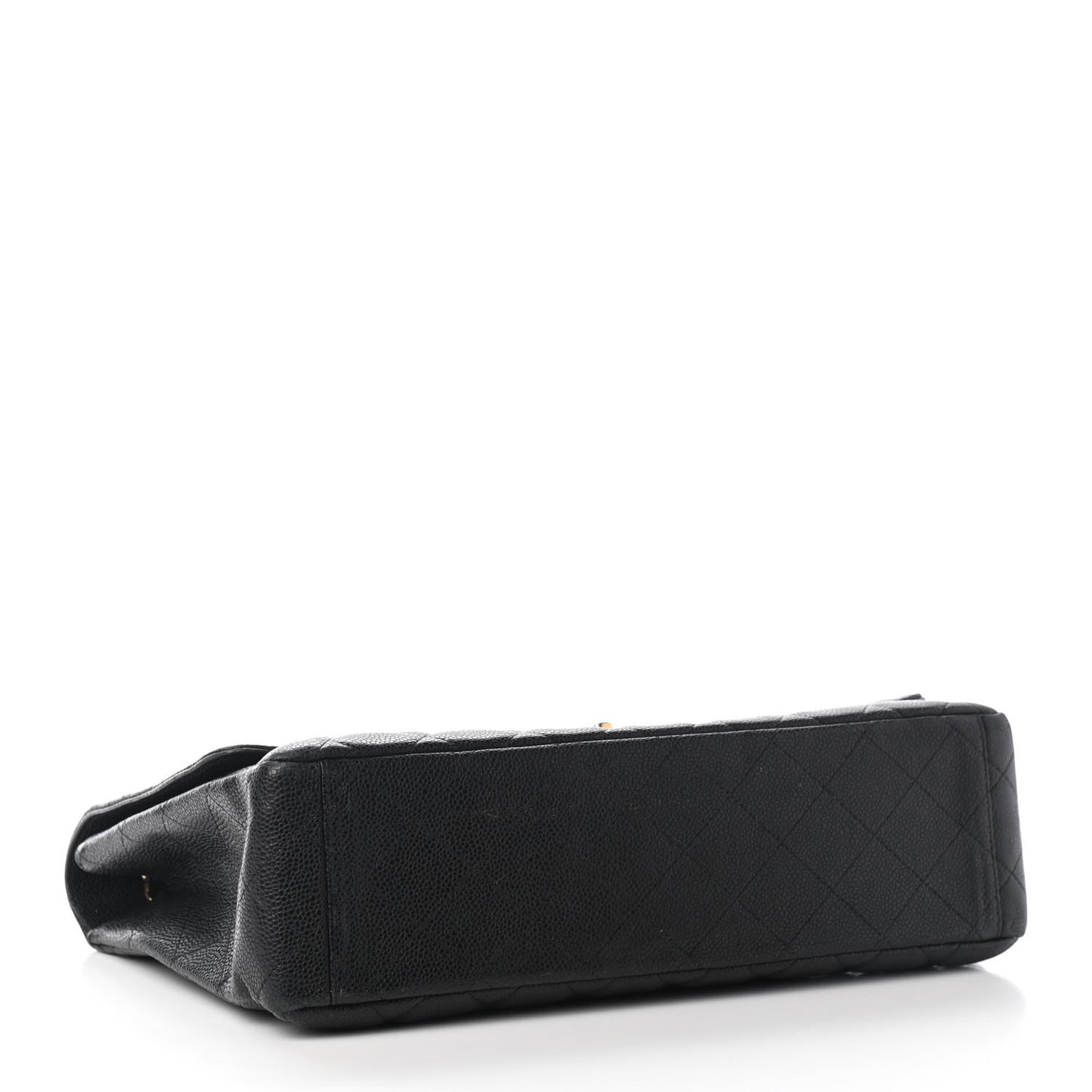 Caviar Quilted Maxi Single Flap Black