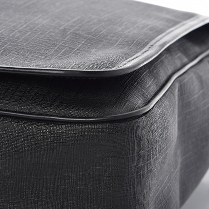 Gucci Coated Canvas Interlocking G Large Flap Messenger Bag Black 11 of 11